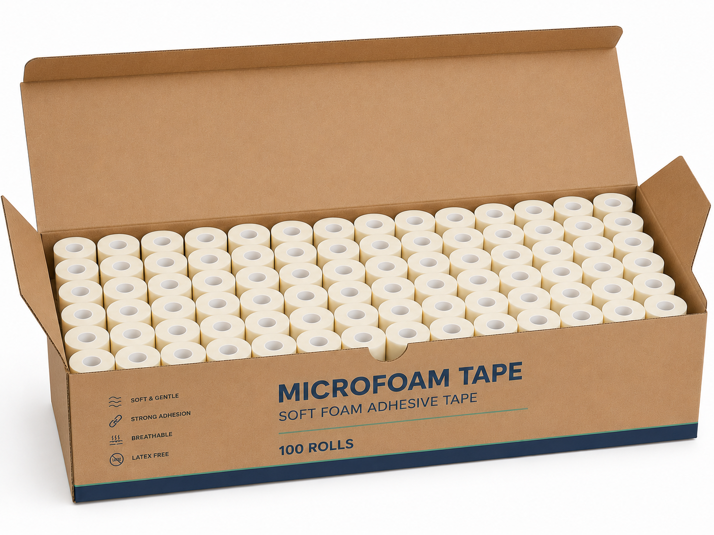 Medical Microfoam Tape 2.5cm × 4.5m