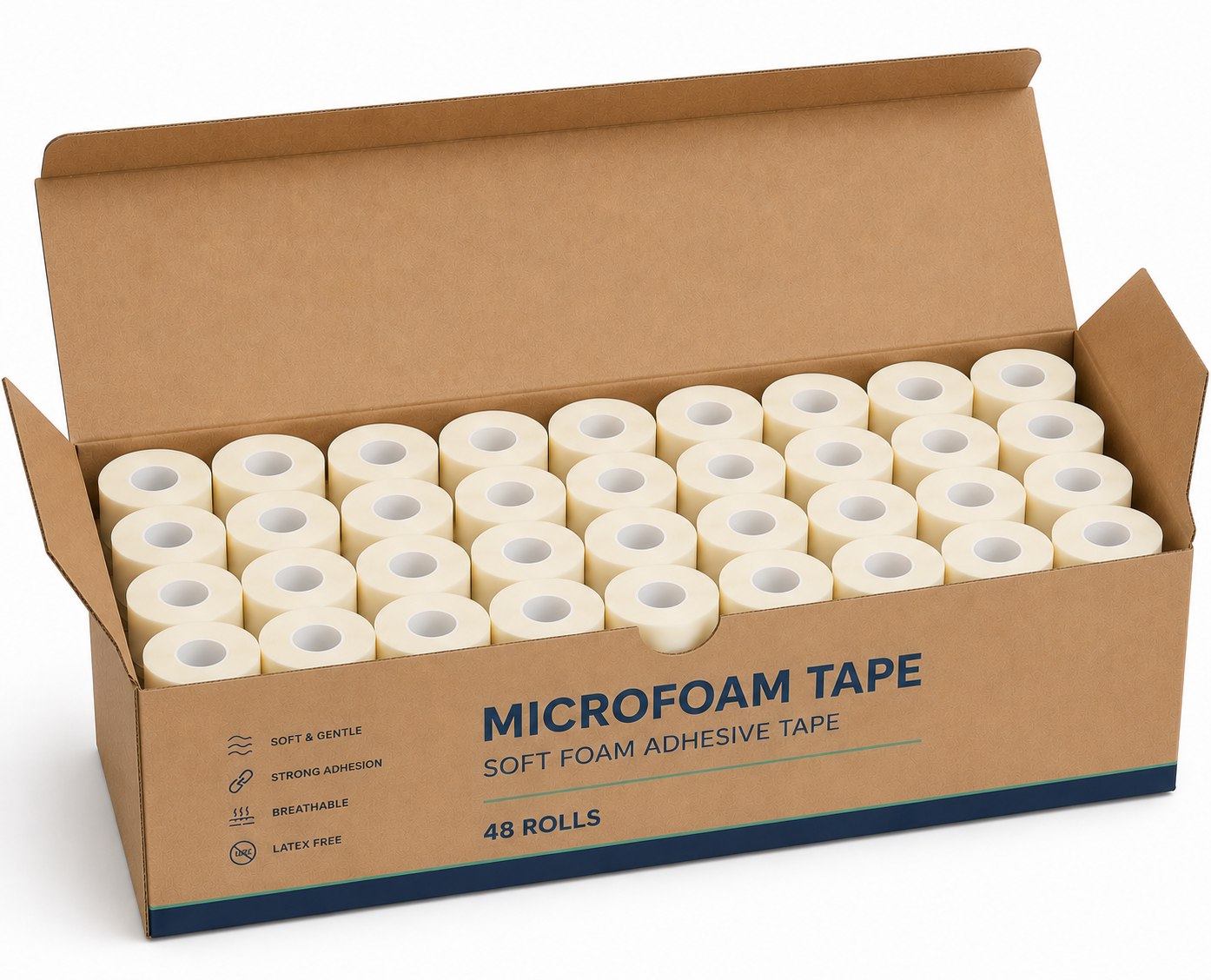 Medical Microfoam Tape 2.5cm × 4.5m