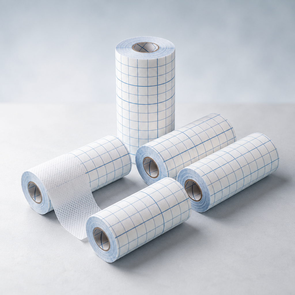 Premium Medical Fixation Tape – Breathable Non-Woven Adhesive Dressing (10cm x 10m)